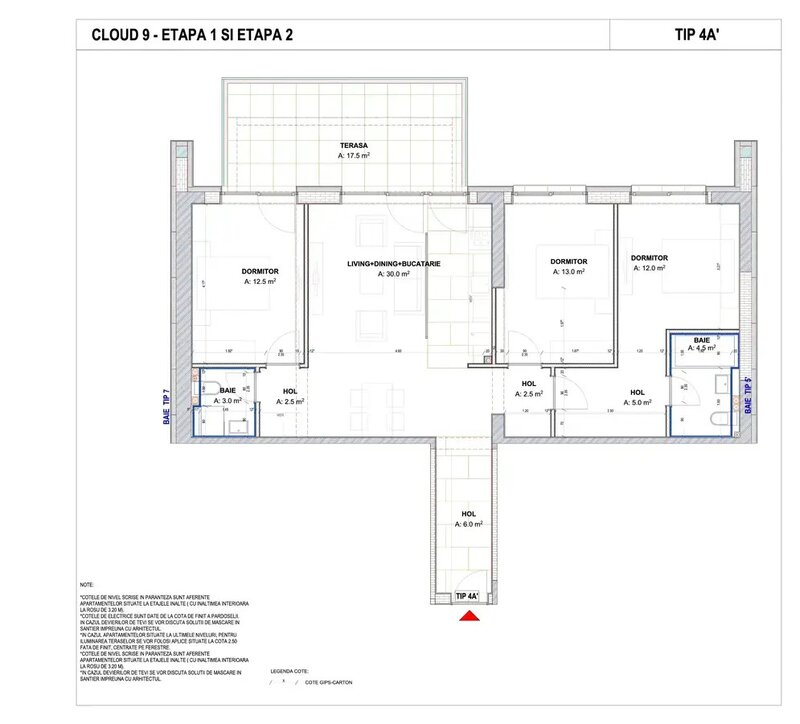 Cloud9 Evolution Apartament 4 camere